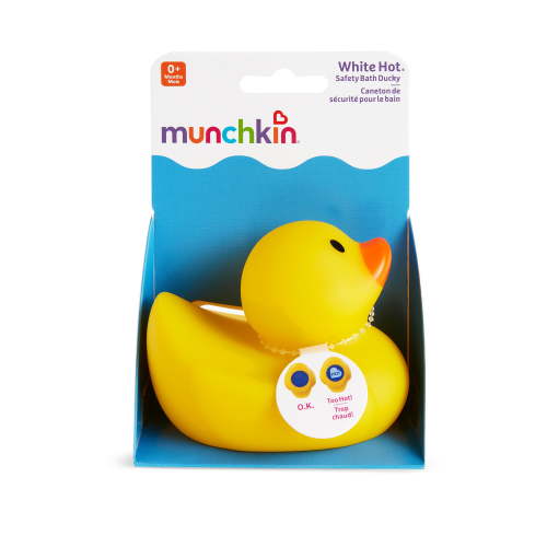 Munchkin® White Hot® Safety Bath Ducky Toy, Yellow, Unisex