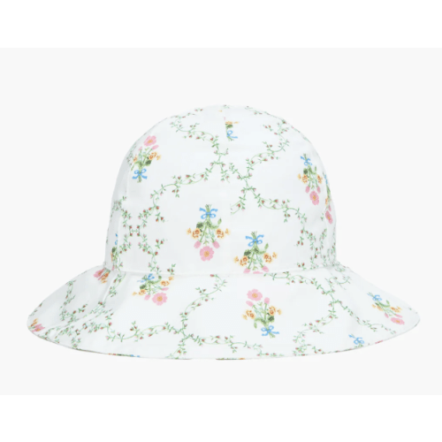 The Tiny Sunhat - Pastel Trellis (0-6 Months)