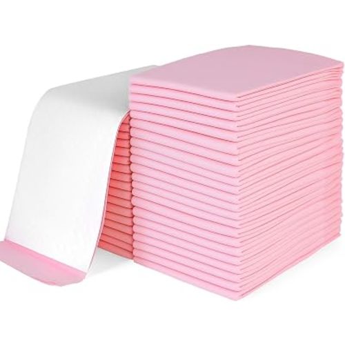 Rocinha Pee Pads Disposable Changing Pads for Baby Adult 36" x 30" Disposable Bed Pads Waterproof Diaper Changing Pad Liner Breathable, Pack of 40