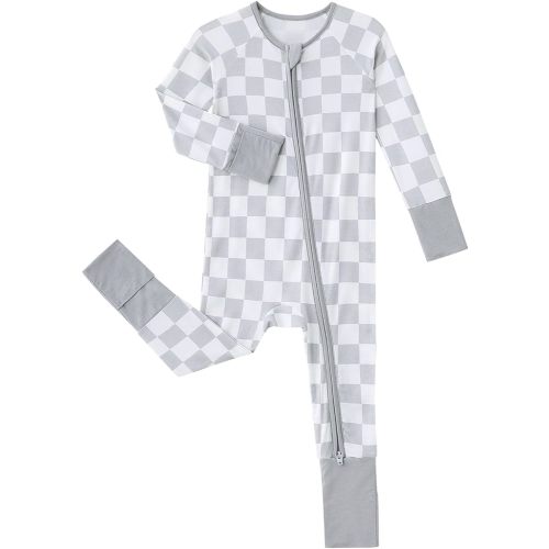 Baby Viscose from Bamboo Pajamas - Infant Boys Girls Footless Zippy Pjs Sleep 'N Play Clothes - One Piece Romper