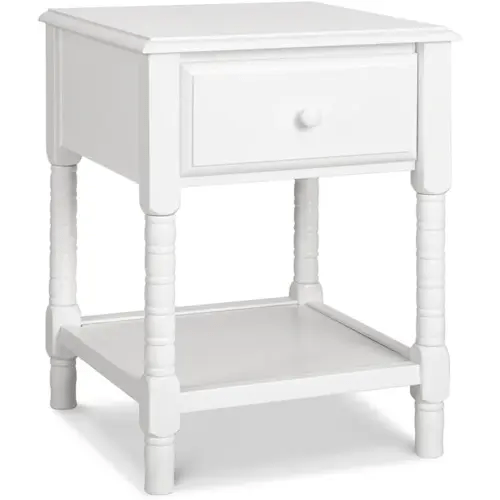 DaVinci Jenny Lind Spindle Nightstand in White