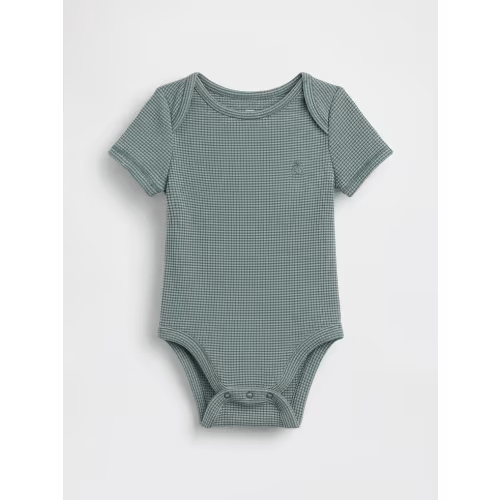 Baby First Favorites TinyRib Bodysuit
Color: Green Stripe
Size: 3-6 or 6-12