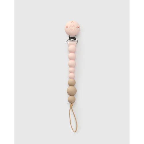 OneC™ Silicone Pacifier Clip - Pink Quartz