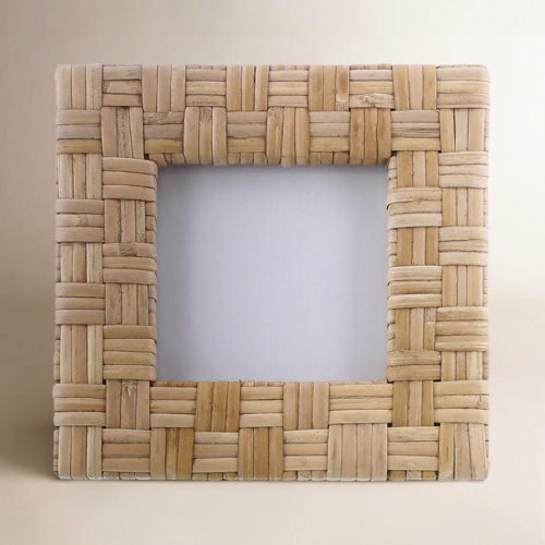 Birch Lane™ Alodee 1 Piece Matte Rattan Single Picture Frame Set Natural & Reviews | Birch Lane