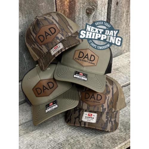 Richardson 112 Snapback hat, Adult, Dad Patch Hat, Father's Day Gift, Gift For Husband, Trucker Hat, Custom, New Dad Present - Style BE