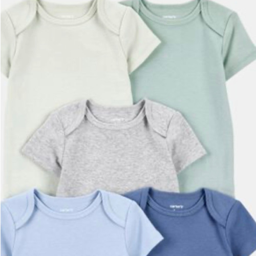 Carter’s 5-Pack Solid Bodysuits