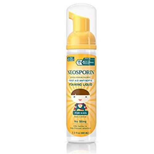 Neosporin Wound Cleanser  For Kids To Help Kill Bacteria, 2.3 Oz (Pack of 2)