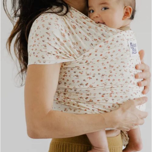 The Blushfield Beluga Baby Wrap | Floral Bamboo Baby Carrier - Beluga Baby Carriers