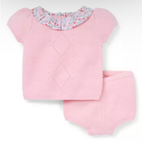Baby Rose Icing Baby Floral Collar Matching Set by Janie and Jack