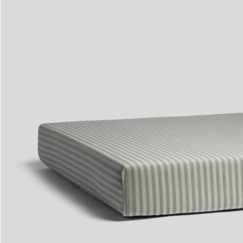 Percale Crib Sheet - Moss