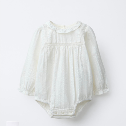 EMBROIDERED LADDER STITCH BODYSUIT - Ecru | ZARA United States