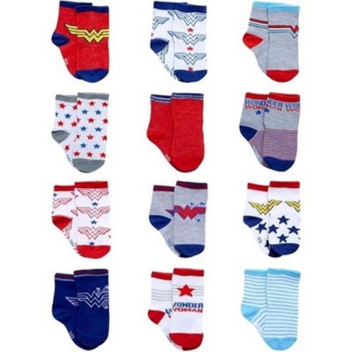 DC Comics Baby Boys’ and Girls’ Socks, Infant socks Ages 6-12 months