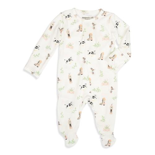 introduce mother goose modal magnetic footie 0-3 months