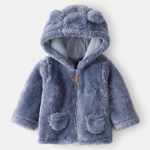 Baby Boy Carter's Sherpa Lined Long-Sleeve Sweater