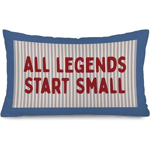 SkyCozy Vintage Sports Nursery Decor 12x20 Pillow Cover