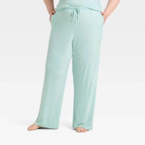 Women's Jersey Pajama Pants - Auden™ Green XL Tall