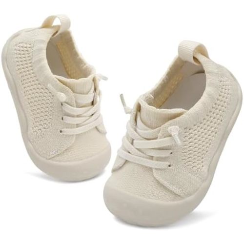 JOINFREE Infant & Toddler Baby Shoes for Girls & Boys – Wide Toe Box Slip-On Walking Shoes, Breathable Non-Slip Sneakers, Soft Comfortable First Walkers for 6-30 Months