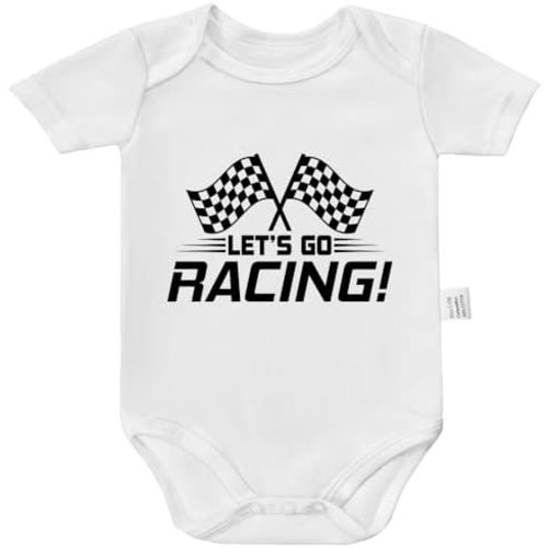 Let's Go Racing Daddy Bodysuit, Baby Pride Outfit, Grandpa Baby Clothes Boys Girls Short Sleeve Jumpsuit Clothing
