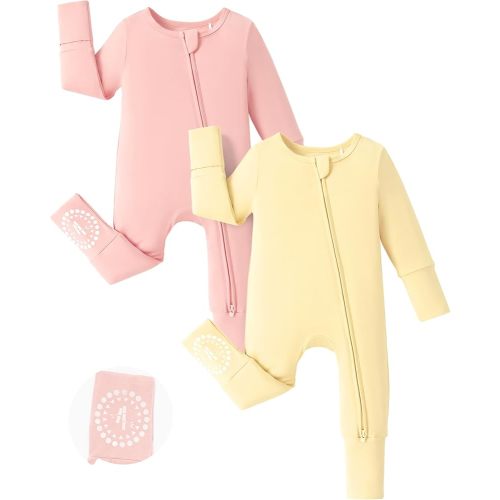 PATPAT Baby Footies Boys Girls Romper Mitten