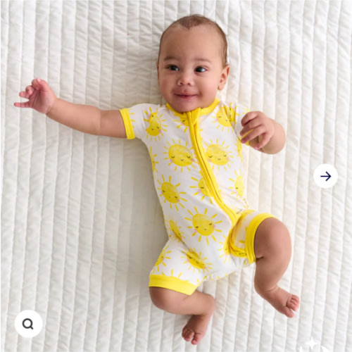 Sunshine Shorty Zippy - Little Sleepies