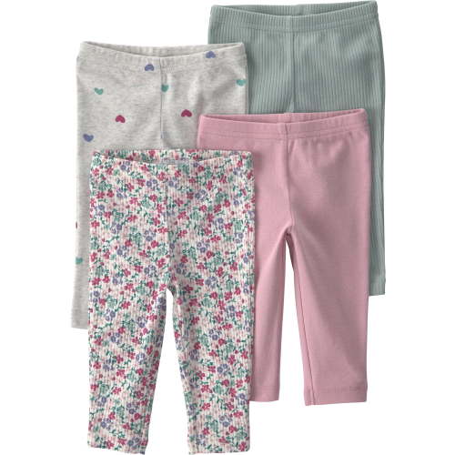 Carter's Child of Mine Baby Pants, Four-Pack, Sizes Preemie-12 Months