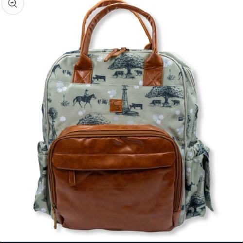 Sweet Grass Diaper Bag Backpack – Cowkid Clothing Company