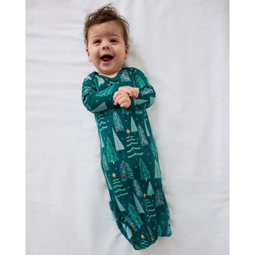 Twinkling Trees Infant Gown - Little Sleepies