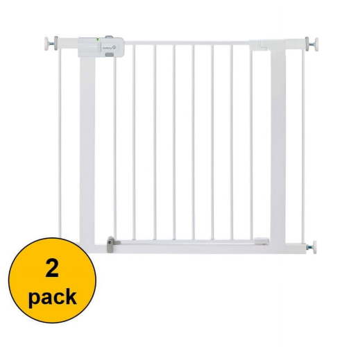 Safety 1st Easy Install Walk-Thru Gate - Value 2 Pack, White