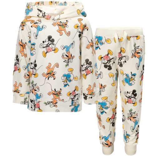 Disney Mickey Mouse Donald Duck Goofy Pluto French Terry Pullover Hoodie and Set Infant to Big Kid
