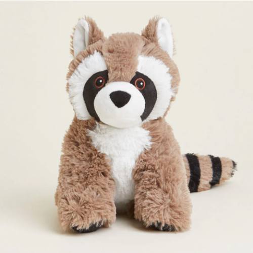 Warmies Raccoon Stuffed Animals | Weighted Raccoon Plush