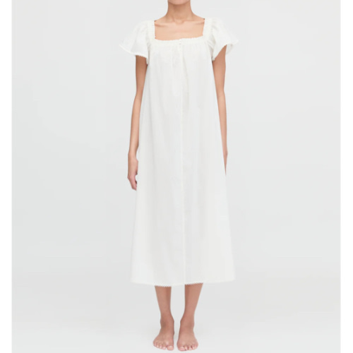 The Therese Nightgown - Soft Ivory