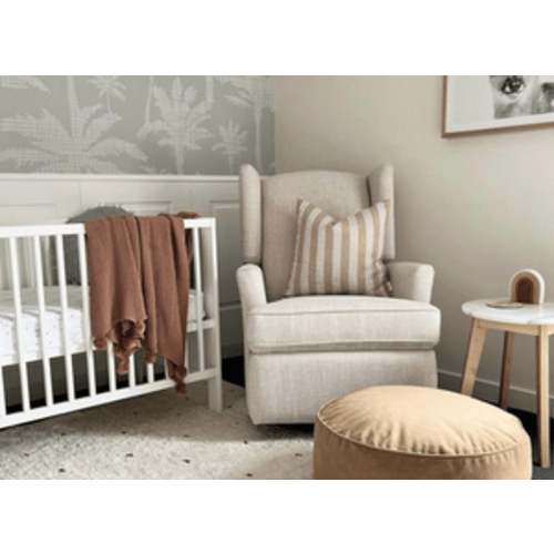 Chelsea Electric Glider Recliner Chair in Eggshell | iL Tutto