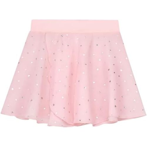 Stelle Ballet Skirts for Girls Toddler Dance Skirt Chiffon Kids Ballet Wrap Skirts