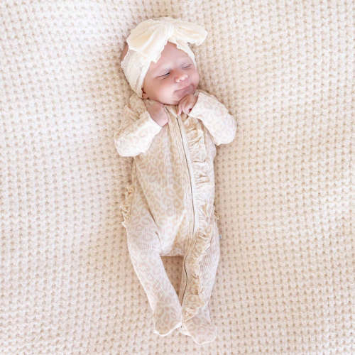 Girl Ruffle Zipper Footies | Best Sellers - 0-3