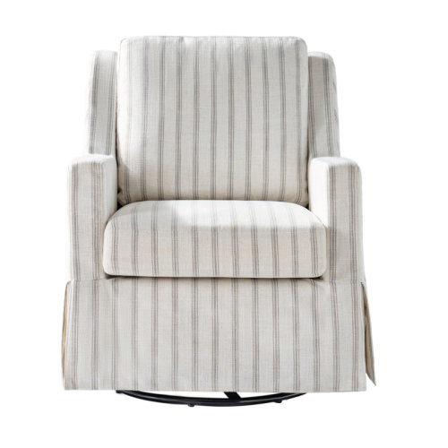 Birch Lane™ Minni Farmhouse Swivel Rocking Chair & Reviews | Birch Lane