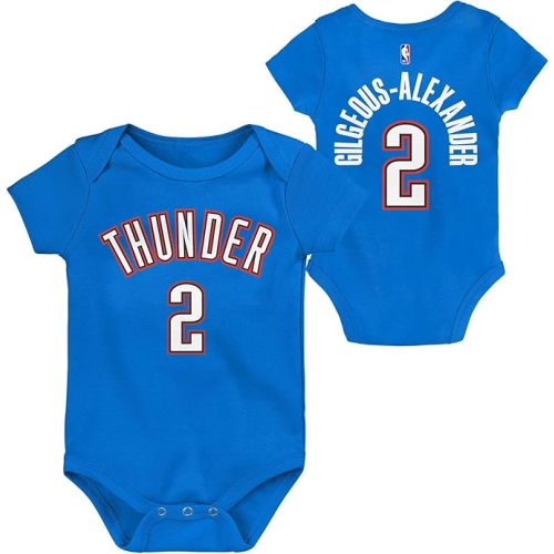 Outerstuff NBA Newborn & Infants 0-24 Official Player Name & Number Jersey Creeper Romper
