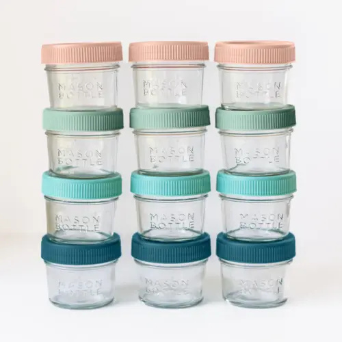 Breastmilk Storage Jar Set – Mason Bottle