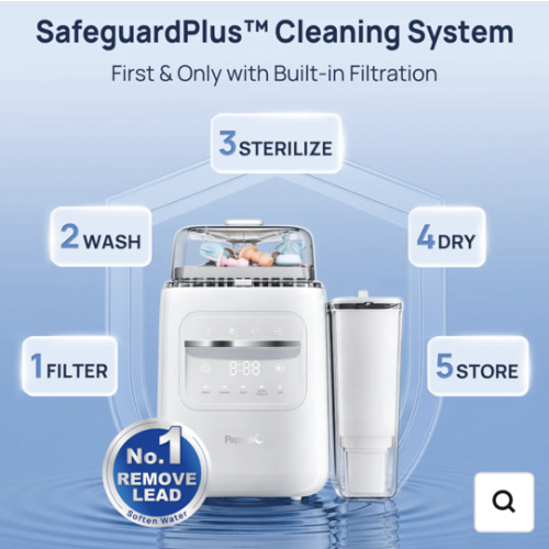Papablic SafeguardPlus™ Baby Bottle Washer System