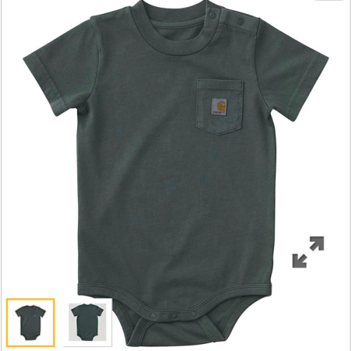 Boys' Short Sleeve Pocket Bodysuit (Baby) | Spring Layering | Carhartt