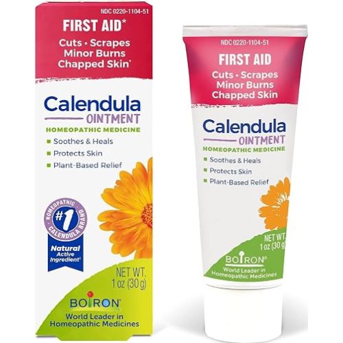 Boiron Calendula Ointment for Relief from Minor Burns, Cuts, Scrapes, and Insect Bites - 1 Oz