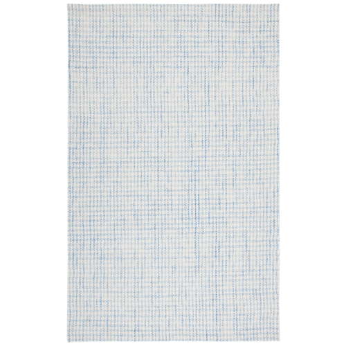 SAFAVIEH Marbella Kire Geometric Area Rug, Blue/Ivory, 6' x 9'