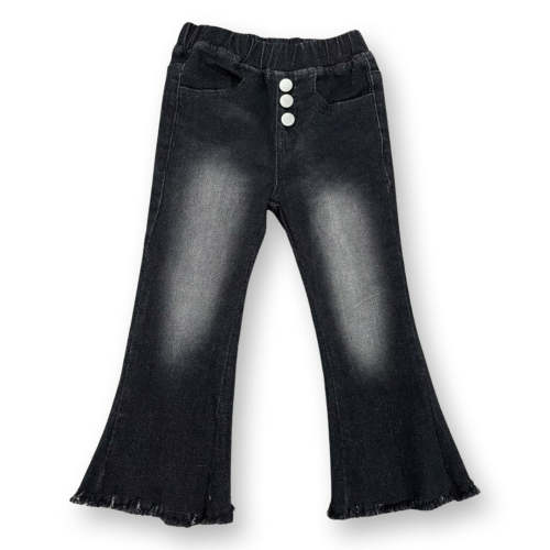 Faded Black Denim Bells – Cowkid Clothing Company