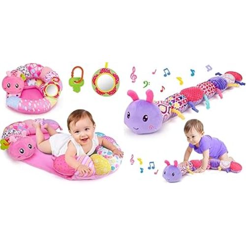 Baby Sensory Caterpillar Tummy Time Mat Toys