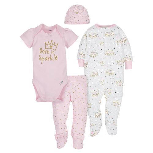 4-Piece Girls Princess Take-Me-Home Set
– Gerber Childrenswear