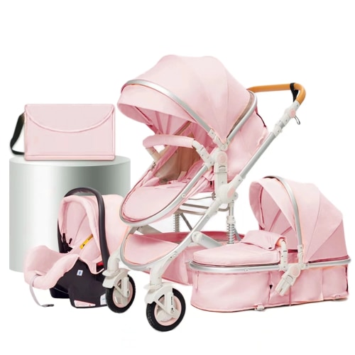 Easy-folding multifunctional stroller, pram, safety seat, compliant with norms