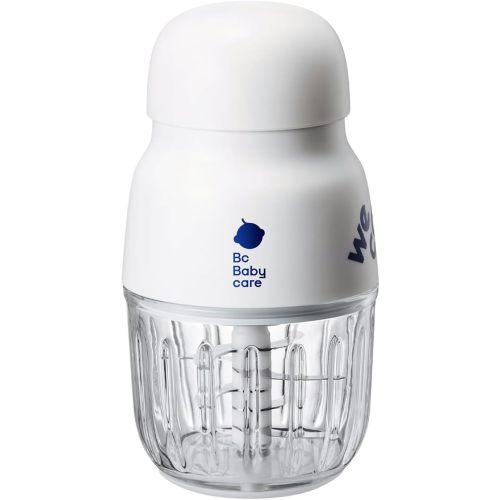 Bc Babycare Baby Food Maker-Glass Baby Puree blender for Fruit, Vegatable & Meat,Mini Food Processor for Potatoes, Grapes & Strawberries,White,10oz