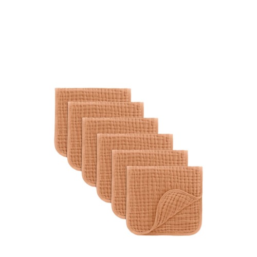 Muslin Burp Cloths - Pack of 6