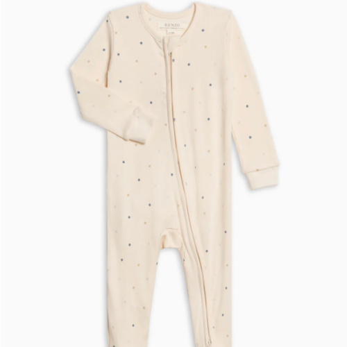 Kit Ribbed Zipper Sleeper