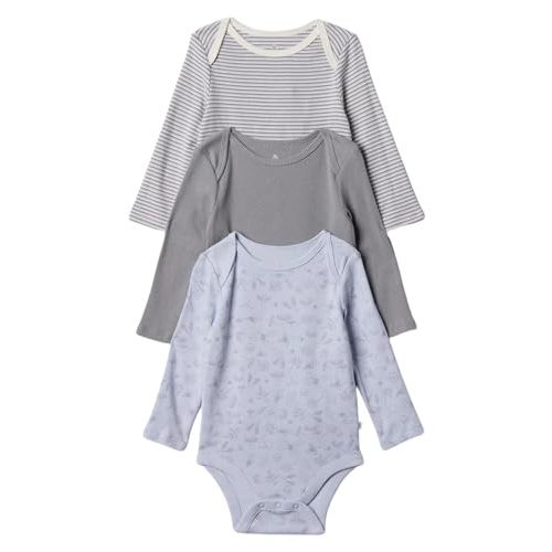 GAP baby-boys 3-pack Long Sleeve Bodysuit