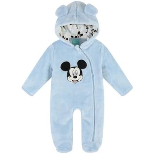 Magic Threadz Disney Clothes Baby Boys Pram One-Piece Featuring Mickey Mouse, Dumbo & Winnie The Pooh, Sizes (0–9M)